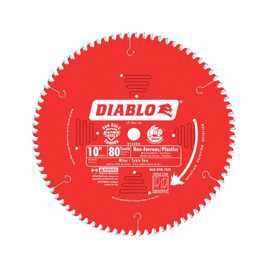 Diablo 10 in. D X 5/8 in. TiCo Hi-Density Carbide Circular Saw Blade 80 teeth 1 pk