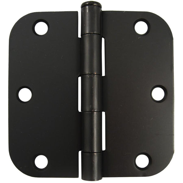 Standard Hinge, 3-1/2 Inches, 5/8" Radius Corner, Bulk Pack (100 Each), Oil-Rubbed Bronze by Stone Harbor Hardware