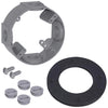 Sigma Electric New Work 16.5 cu in Round Metallic Extension Ring Gray