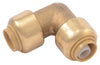 SharkBite 3/8 in. Push X 3/8 in. D Push Brass Elbow