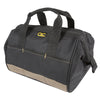 CLC 8.5 in. W X 8 in. H Polyester Tool Bag 14 pocket Black/Tan 1 pc - Deal of The Week