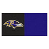 NFL - Baltimore Ravens Team Carpet Tiles - 45 Sq Ft.