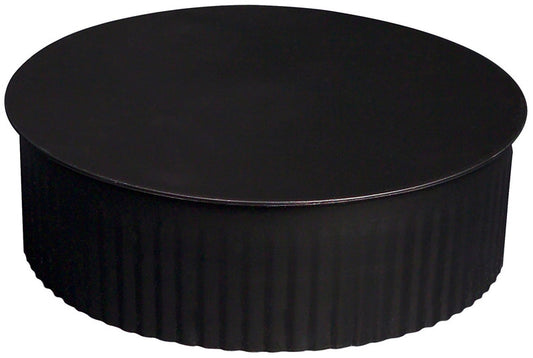 Imperial 7 in. D Steel Crimped Pipe End Cap
