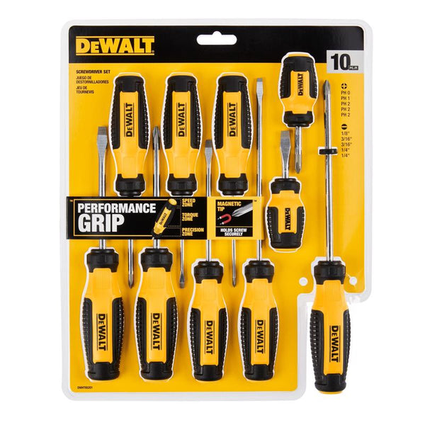 Juego de destornilladores de barra fija DeWalt (10 piezas) - Oferta de la semana