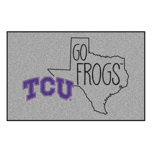 Texas Christian University Southern Style Rug - 19in. x 30in.