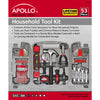 Apollo Tools Household Tool Kit 53 pc