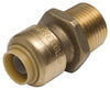 SharkBite Push to Connect 1/2 in. Male each X 3/4 in. D MPT Brass Connector