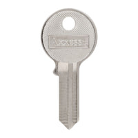 Hillman Traditional Key House/Office Key Blank 91 AM3 Single  For American Padlocks 1 pk - Open Box