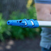 Unger Telescoping 6 ft. L X 2 in. D Aluminum Extension Pole Blue/White