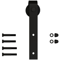 Barn Strap Style Hanger with Fasteners (No Track), Oil-Rubbed Bronze by Stone Harbor Hardware