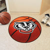 University of Wisconsin Badgers Basketball Rug - 27in. Diameter