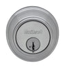 Kwikset SmartKey Satin Chrome Metal Deadbolt