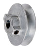 Chicago Die Casting Single V-Grooved Die Cast Zinc Pulley 2 Dia. x 1/2 Bore in.