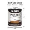 Old Masters Semi-Transparent Provincial Oil-Based Alkyd Fast Dry Wood Stain 1 qt
