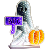 Celebrations Orange 149 ct 12 in. LED Prelit Ghost Halloween Decor (Pack of 4)