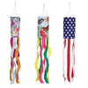 Meadowcreek Multicolored Nylon 38 in. H Flag Wind Spinner (Pack of 18)