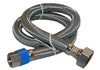 Lasco 3/8 in. Compression X 1/2 in. D FIP 72 in. Braided Stainless Steel Faucet Supply Line