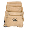 CLC 3 in. W X 11.5 in. H Suede Nail and Tool Pocket Apron 10 pocket Tan 1 pc