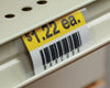 Kinter Plastic Individual Shelf Tag Holder 3/16 in. H X 1-3/16 in. W