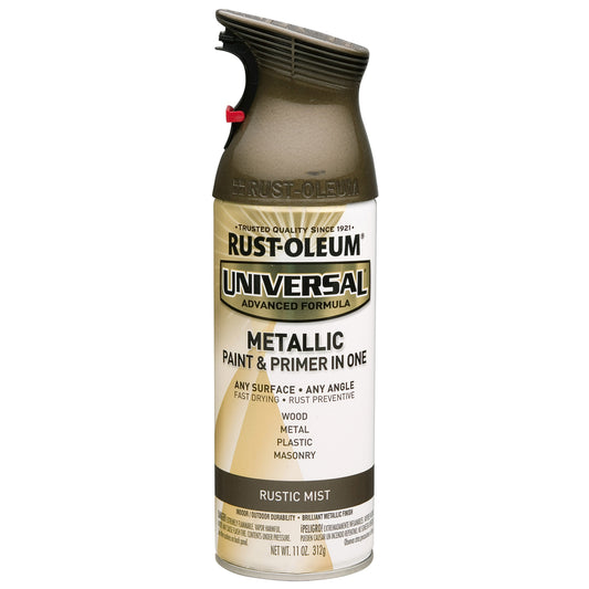 Rustoleum 261414 11 Oz Universal Rustic Mist Metallic Spray Paint (Pack of 6)