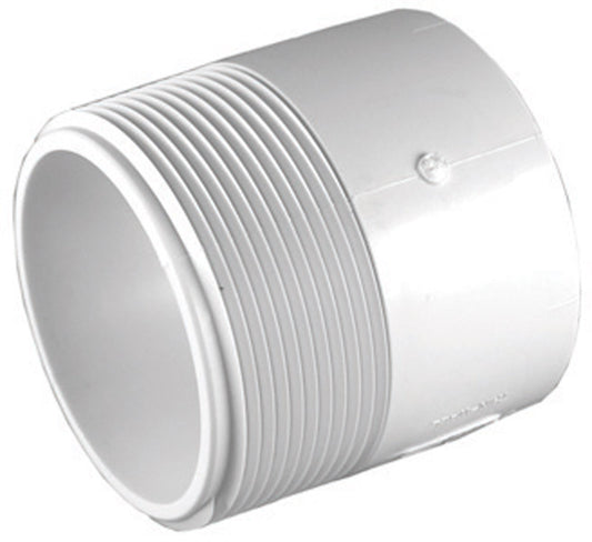 Charlotte Pipe Schedule 30 3 in. MPT PVC Pipe Adapter 1 pk