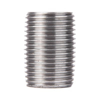 BK Products 1/2 in. MPT Galvanized Steel Close Nipple (Pack of 5)