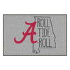 University of Alabama Southern Style Rug - 19in. x 30in.