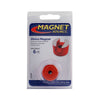 Magnet Source 1 in. L X 1 in. W Red Work Holding Magnet 6 lb. pull 1 pc