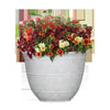 L&G 9 in. H X 12 in. W X 12 in. D X 12 in. D Polyresin Brighton Planter White