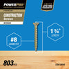 Hillman Power Pro No. 8  x 1-3/4 in. L Star Wood Screws 5 lb.