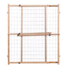 North States Gray 32 in. H X 29-1/2-50 in. W Wood Wire Mesh Gate
