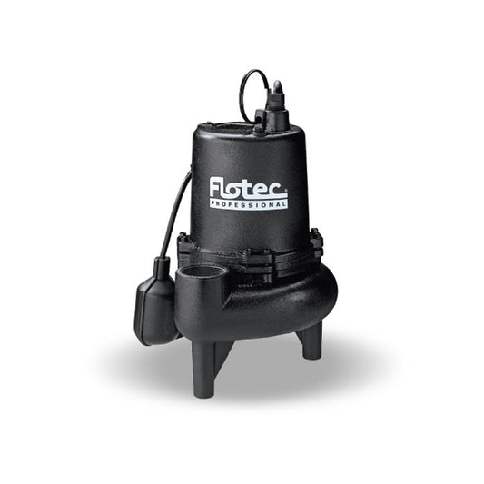 Flotec 3/4 HP 10200 gph Cast Iron Tethered Float Switch Sewage Pump
