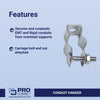 Sigma Electric ProConnex 6 Zinc Plated Steel Conduit Hanger