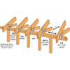 Simpson Strong-Tie 8 in. H X 1.44 in. W 18 Ga. Steel Hurricane Tie