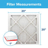 3M Filtrete 20 in. W x 20 in. H x 1 in. D 11 MERV Air Filter (Pack of 4)
