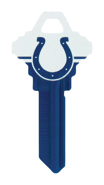 Llave universal en blanco Hillman Indianapolis Colts pintada para casa/oficina (paquete de 6).
