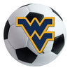 West Virginia University Soccer Ball Rug - 27in. Diameter