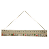 Decoris Advent Calender Indoor Christmas Decor 27 in. (Pack of 8)