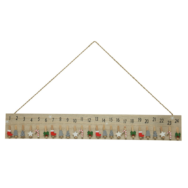 Decoris Advent Calender Indoor Christmas Decor 27 in. (Pack of 8)