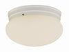 Bel Air Lighting Dash 5.25 in. H X 10 in. W X 10 in. L White Ceiling Fixture