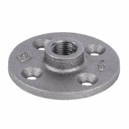 BK Products 3/8 in. FPT Black Malleable Iron Floor Flange