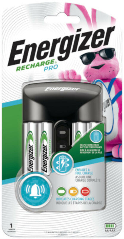 Energizer 4 Battery Black Battery Charger
