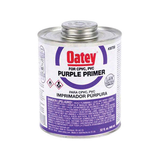 Oatey Purple Primer and Cement For CPVC/PVC 1 gal (Pack of 6)