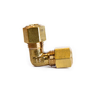 1/4 in. Compression X 1/4 in. D Compression Yellow Brass 90 Degree Elbow (Pack of 5)