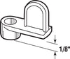 Prime-Line Mill White Aluminum Screen Clip For 1/8 1 pk