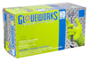 Gloveworks Nitrile Disposable Gloves Large Green Powder Free 100 pk