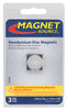 Magnet Source .118 in. L X .709 in. W Silver Super Disc Magnets 6.5 lb. pull 3 pc