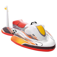 Intex Multicolored Vinyl Inflatable Wave Rider Ride-On Pool Float - Open Box