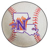Northwestern State University Baseball Rug - 27in. Diameter