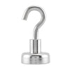 Magnet Source 1.4 in. L X .787 in. W Silver Magnetic Hook 28 lb. pull 2 pc